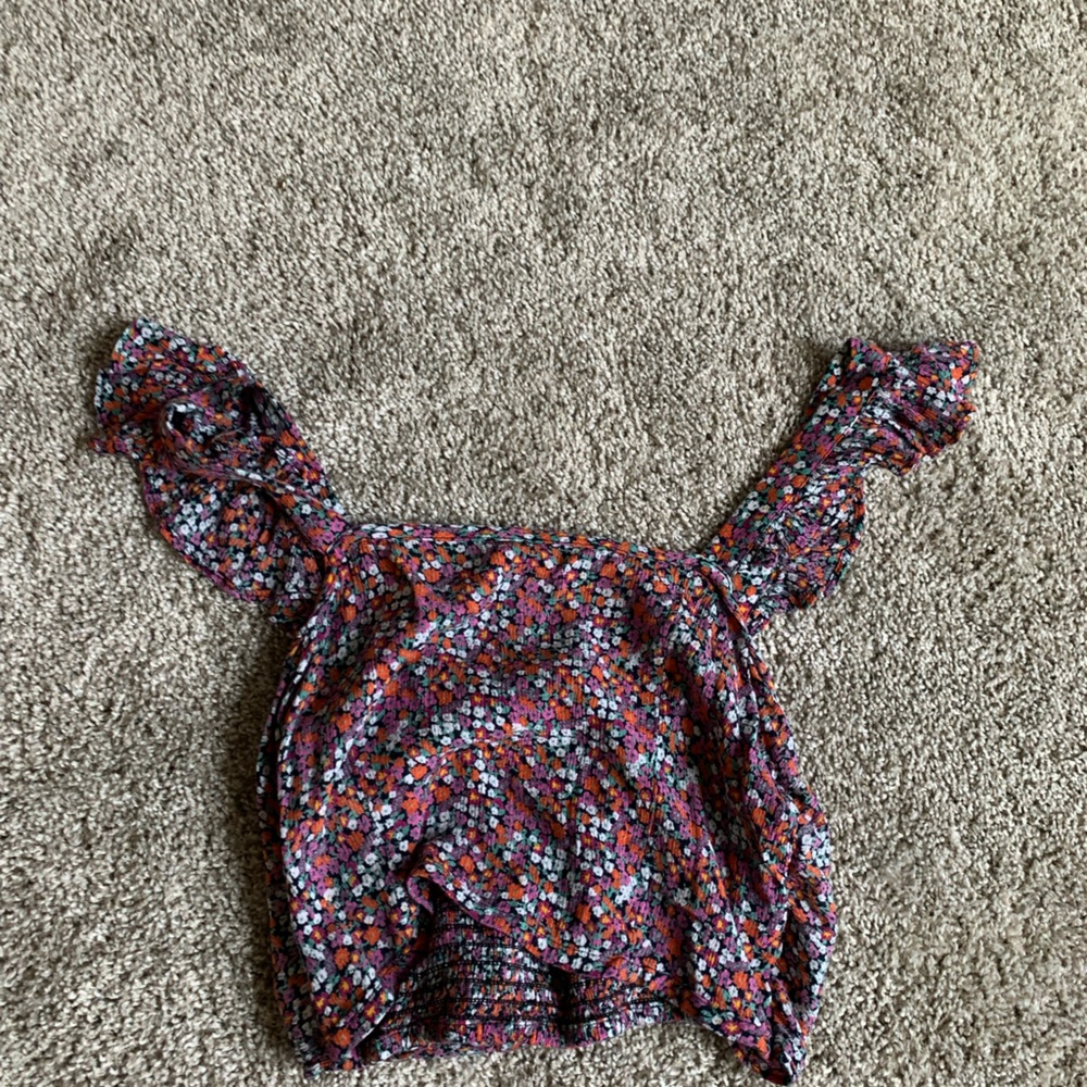 Floral crop top